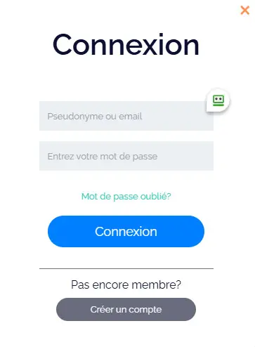 Connexion des membres du ENZO CASINO