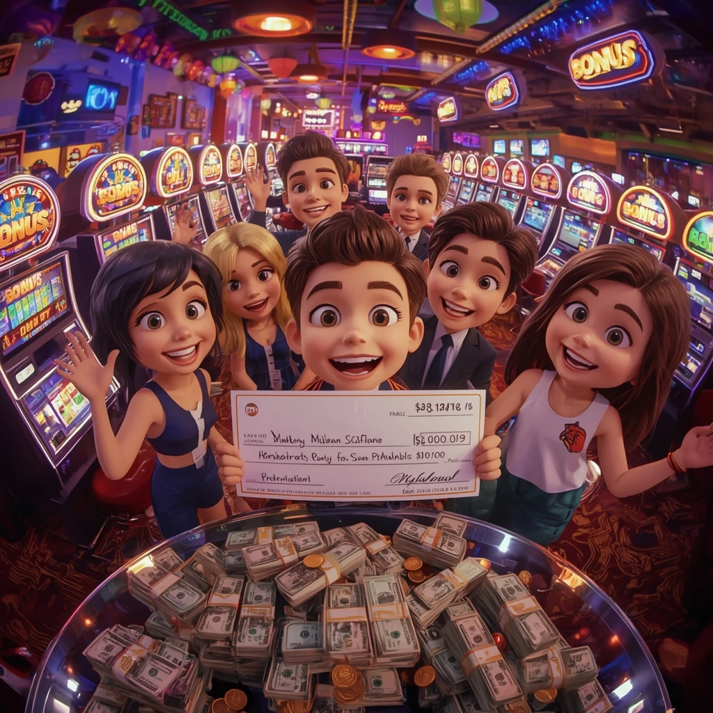 bonus dans les mains de l'homme au casino ENZO CASINO