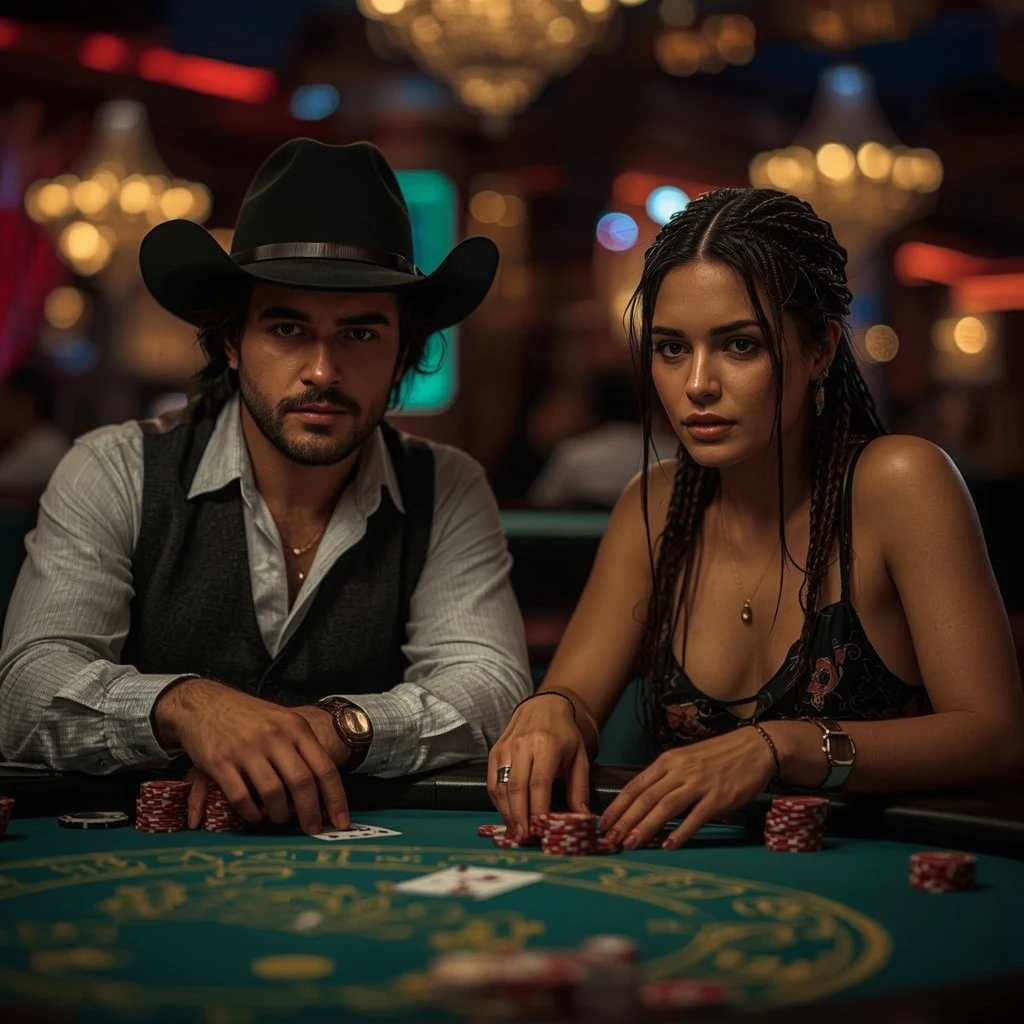 photo de deux joueurs de poker ENZO CASINO